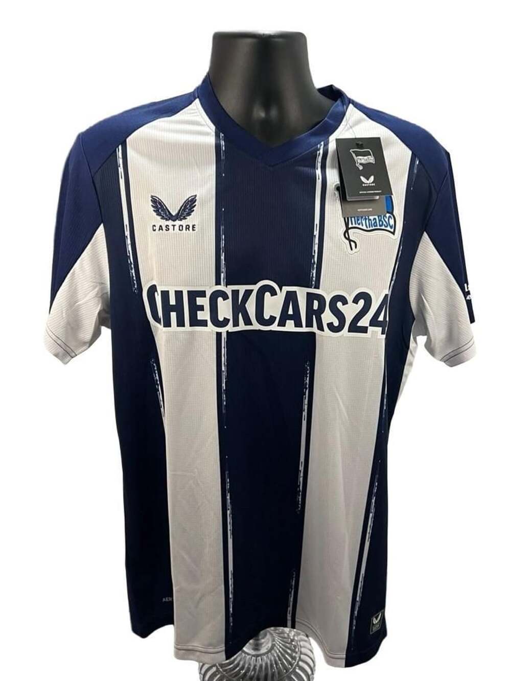 Castore Hertha BSC Home Jersey Blue White Soccer Football Shirt